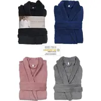 Konges Sløjd Luxe badjas - maat S/M - microfiber - MICRO FLEECE - badjas - bad jas - ochtendjas - Roze - Maat S/M
