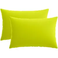 vidaXL Kussen met kussen HEERLEN 2 st Heldere Groen. Polyester