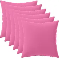 vidaXL Kussen met kussen HEERLEN 6 st Roze Polyester
