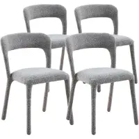 DS4U - Noël eetkamerstoel - Set van 4 - Taupe - Stof