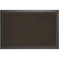 Hamat Blitz 3D Gold 43 x 76 cm - Binnen- en Buitenmat - Schoonloopmat - 3D Structuur - Polyester - Rubber/TPE