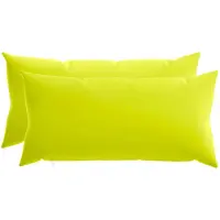 vidaXL Kussen met kussen HEERLEN 2 st Heldere Groen. Polyester