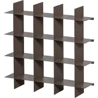 Woood Brik Wandrek - Metaal - Mokkabruin - 60x60x15