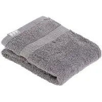 Tendance Serviette invité 30 x 50 cm 100 % coton gris