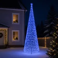 vidaXL - Spiraalvormige - led-kerstboom - met - grondpen - EKENAS - 500 - cm