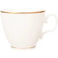 Mariapaula Ecru Mokkakopje met Gouden Rand - 250ml - Porselein