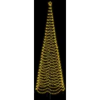 vidaXL - Spiraalvormige - led-kerstboom - met - grondpen - EKENAS - 500 - cm