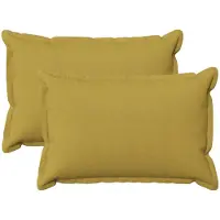 vidaXL Kussensloop 2 st HOUTEN Lichtgroen 50 x 75 cm Faux Linnen