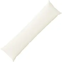 vidaXL Kussen met kussen HEERLEN Wit 40 x 145 cm Stof