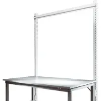 Manuflex ZB3802.7035 Aanbouw opbouwdeel zonder arm voor universele + professionele standaard aanbouw tafels, gebruiksh 1500 mm