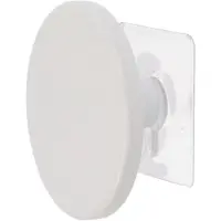 Tendance Patère en bambou peinte D. 8,5 cm à coller blanc