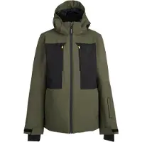 Brunotti - Aratinosy-S Skijas Jongens - Deep Green - Ski Jas - Wintersport - Ademend - Waterdicht - Skipashouder - 128