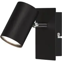 Briloner RUN - wandlamp - plafondspot - 1 lichts - GU10 - max. 40 Watt - zwart