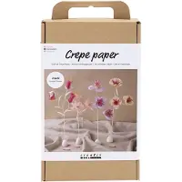 Creativ Company Hobbyset Crêpepapier Bloemen Pastel