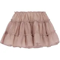 Le Chic tule rok met glitters - roze Meisjes Polyamide Effen - maat 92
