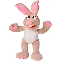 Living puppets handpoppen dier haas 62cm