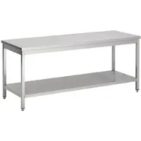 CombiSteel 600 WERKTAFEL BODEMSCHAP DEMONTABEL 1600 - 7333.1520 - Horeca & Professioneel