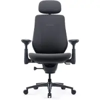 Libernovo Maxis Handleiding Dynamische ergonomische stoel, zitdiepte 52 cm, stof in de kleur grafiet