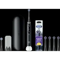Oral-B iO 6N Zwart + 4 opzetborstels voor wittere tanden