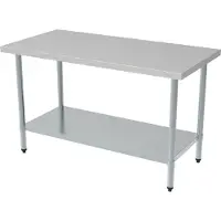 CombiSteel Demontabele RVS Werktafel - Bodemschap - Demontabel - 160cm| - 7490.0045 - Horeca & Professioneel