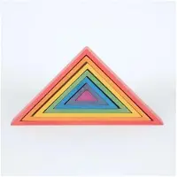 TickiT | regenboog houten architect driehoeken
