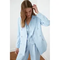 Trendyol Blazers lichtblauw