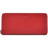 Esquire Silk Portemonnee Leder 19 cm - Dames - Horizontaal - rot
