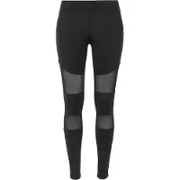 Urban Classics Dames/Dames Technische Mesh Legging (Zwart)