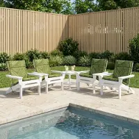 vidaXL Kussen voor lage rugstoel GEMERT 4 st 100% Polyester