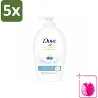 Dove 5 x Handzeep - Care & Protect - Diep Reinigend - 250 ml - Bulkverpakking - Handzeep - Douchemop - Handverzorging
