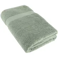 Tendance Serviette de bain 90 x 150 cm 100 % coton vert eucalyptus