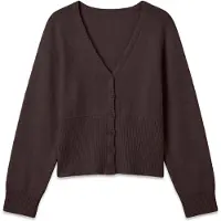 Vero Moda Gebreid vest 'VMMILO' bruin
