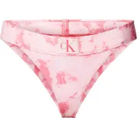 Calvin Klein Dames/Dames Tie Dye Diep uitgesneden Bikinibroekje (Roze)