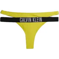 Calvin Klein Bikinibroekje met geribd detail voor dames/dames (Geel)
