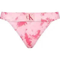 Calvin Klein Dames/Dames Tie Dye Hoog Taille Bikinibroekje (Roze)