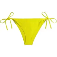 Calvin Klein Dames/Dames Bikinibroekje met Geribde Zijkant (Geel)