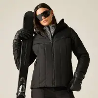 Dare 2b Glacier-jack met vulling voor dames (Zwart)