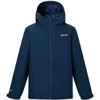 Regatta Hurdle geïsoleerde waterdichte jas voor kinderen (Marine)