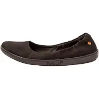 El naturalista Dames Leren ballerina schoenen N5300 Koraal zwart (36), Leer, Plat, Casual 253003ZJ0005_001