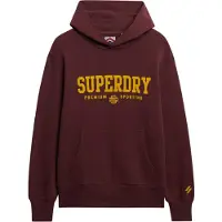 Superdry Sweatshirt 'Code' oranje / wijnrood