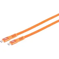 S-Impuls USB-C Ladekabel, 3.2, 240W, orange, 1m