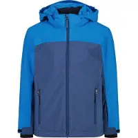 CMP - Boy's Jacket Snaps Hood Twill - Ski-jas 164, blauw