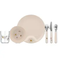 Mepal Mio Kinderservies set - 6-delig - Kraamcadeau - Kinderservies - Sunshine & Rainbow
