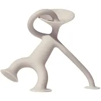 Moluk Oogi Actiefiguur Junior - Beige - H7,5Cm - Met Zuignappen Voor Elk Glad Oppervlak - 3 Jaar