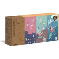 Clementoni Legpuzzel Sprookjes Junior 8 Stukjes 4 Stuks, puzzels kinderen