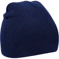 Beechfield Originele pull-on muts (Marine Oxford)