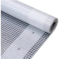 vidaXL Beschermzeil van Leno-materiaal, wit, 4 x 5 meter, 260 g/m²