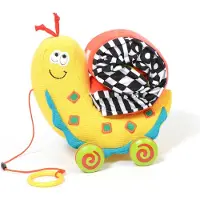 Dolce Toys Activiteitsknuffel - One Size - Pull along color snail