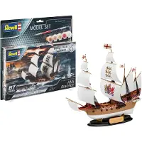 Otto Simon Revell hms revenge sir francis drake's vlaggenschip, easy click system inclusief verf en penseel