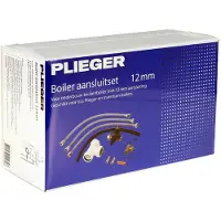 Plieger Boileraansluitset 12mm - Voor en Inventum boilers - Complete boiler aansluitset